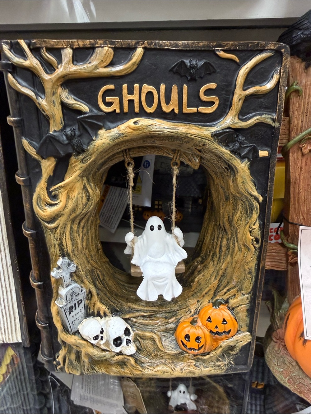 SWEET STREET Ghost  Swing Viral Halloween 2026
Faux Spell Book